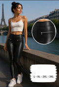 Leggins effetto pelle