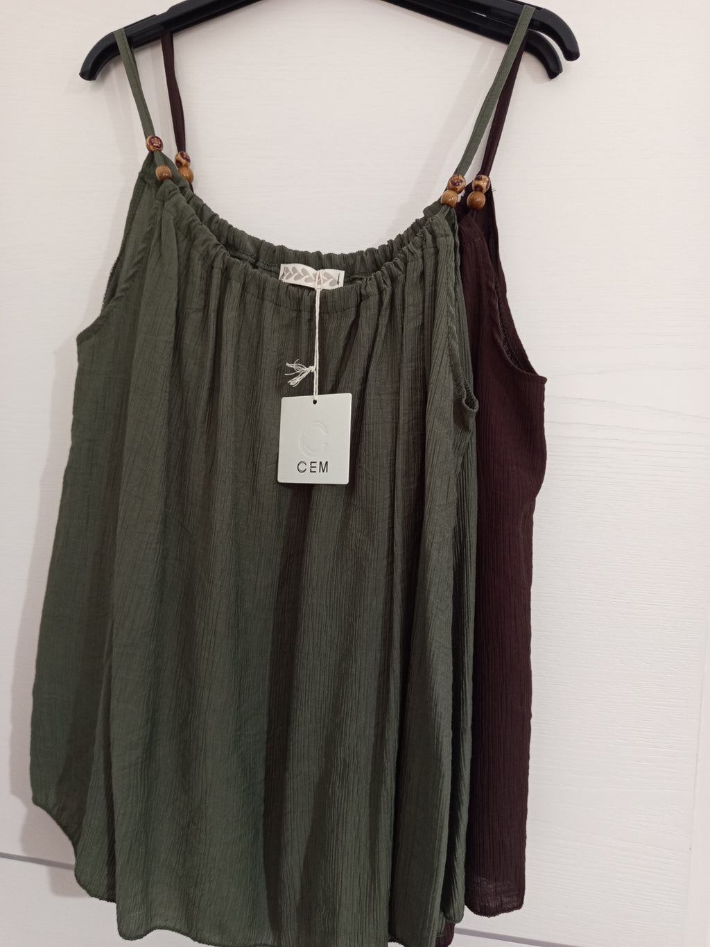 Top a bretelle curvy