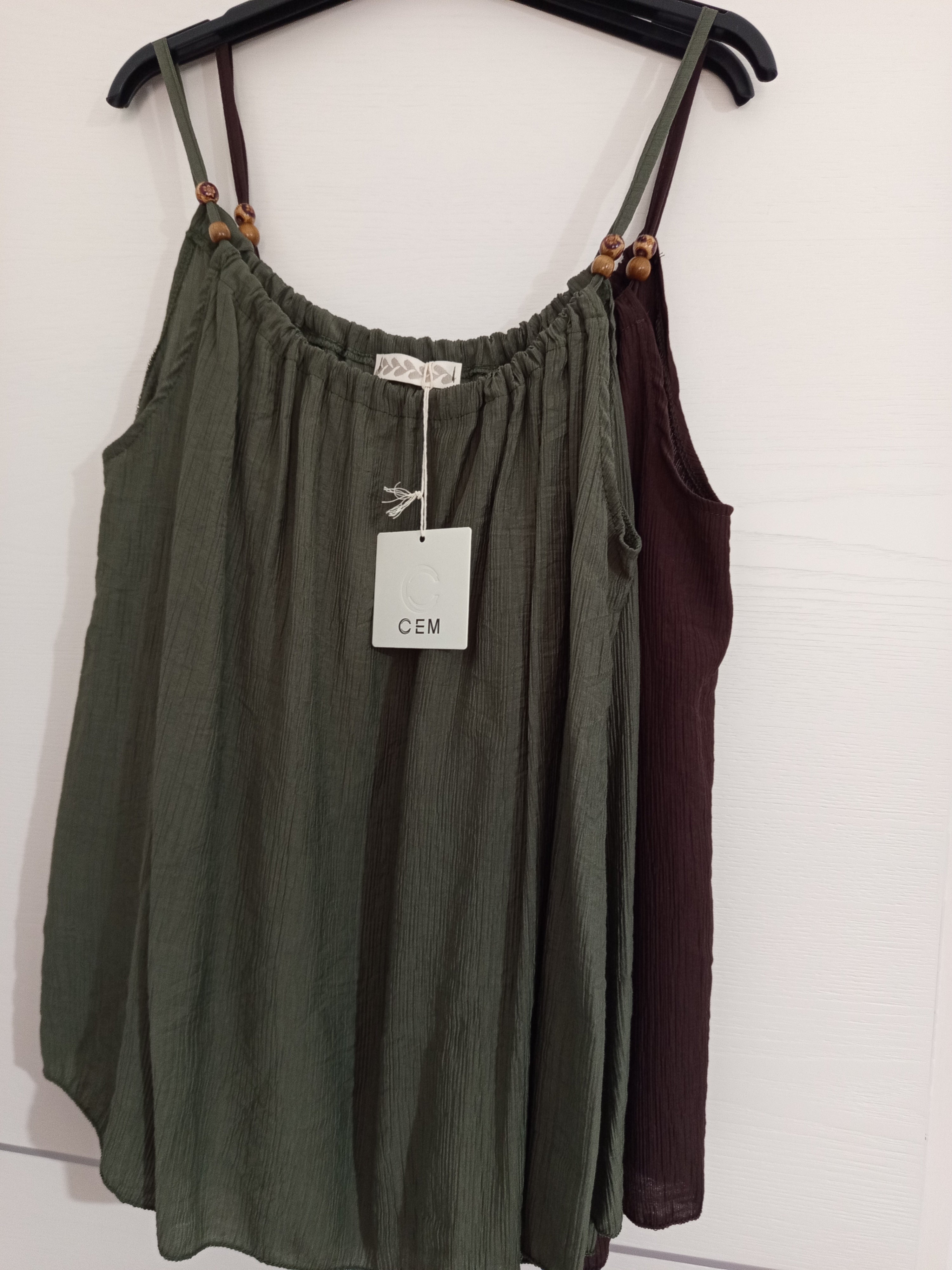 Top a bretelle curvy