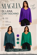 Maglia in lana rasata