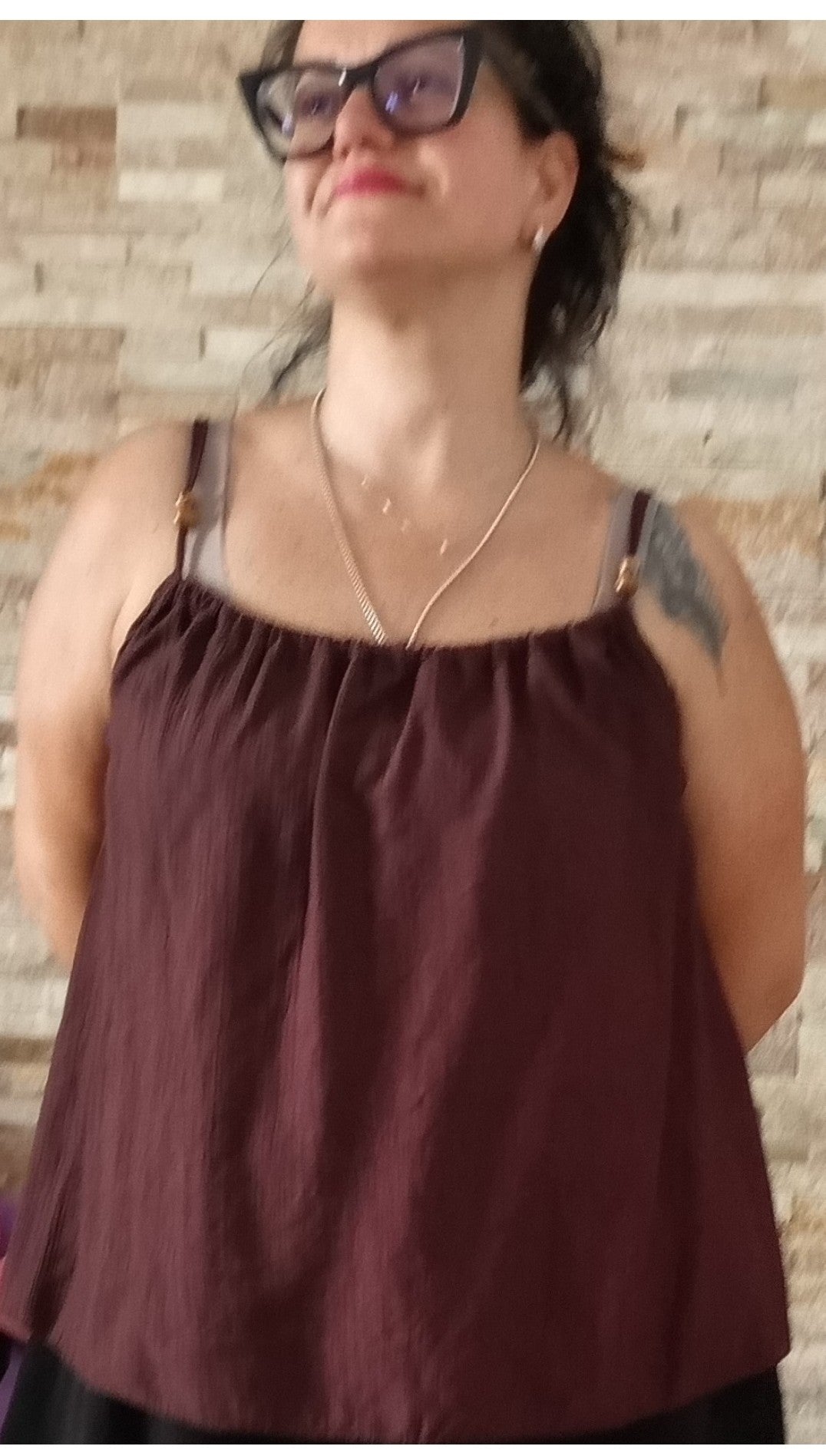 Top a bretelle curvy